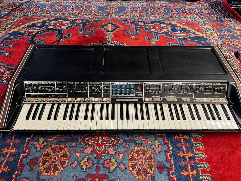 Moog Polymoog 1975 - 1978 - Black - includes pedals - inquire about shipping