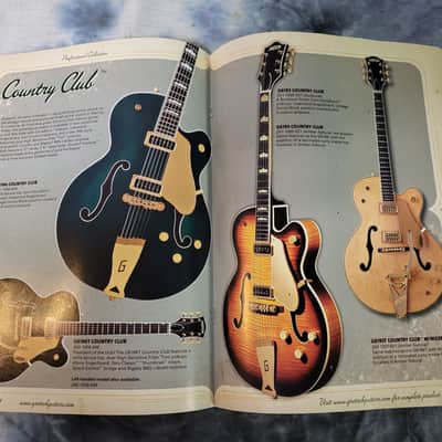RARE 2008 Gretsch 2008 125th Anniversary Edition Guitar Amp Accessories Product Catalog 64 Pages Case Candy image 4