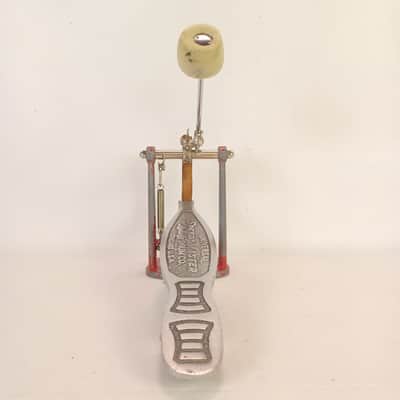 Ludwig #252 "Red Universal Speed Master" Bass Drum Pedal Vintage Solid Footboard image 1