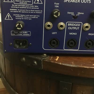 Swr Mo Bass 90s with by pass pedal Platinum/ royal blue excellent image 14