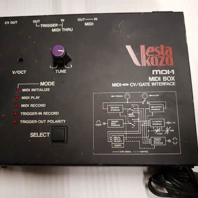 80's VESTA KOZO MDI 1 MIDI BOX MIDI to CV / GATE INTERFACE for old synths image 3