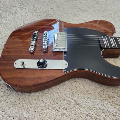 Loaded Fender Warmoth Telecaster tele body Esquire Nashville HSS roasted swamp ash walnut finish tune-o-matic image 4