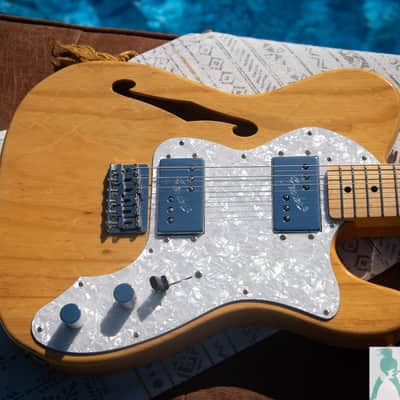 2003 Fender TN72-85 '72 Telecaster Thinline Reissue - 6 lbs 5 oz's!! - Natural - Crafted In Japan - Pro Set Up w Perfect Frets/Action/Intonation!! image 9