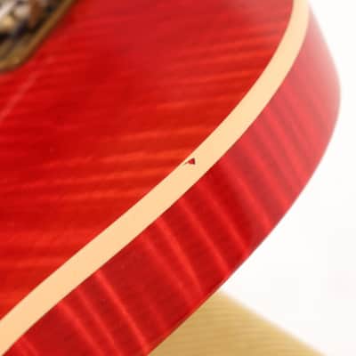 1980 Charvel Bass Flame Maple Body Trans Red image 12