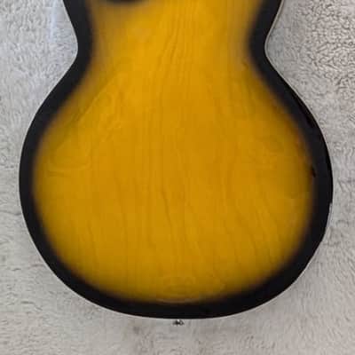 Silvertone 1446TTSB Single Cut Semi-Hollow Guitar w/Trapeze Tobacco Sunburst image 2