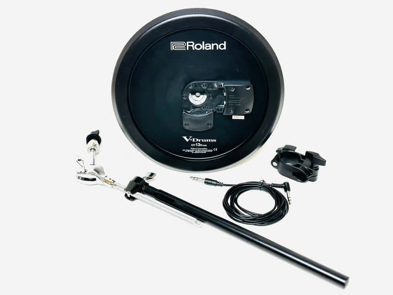 Roland CY-13R Cymbal Black Back with Ball Boom Arm CY13 CY-13 image 1