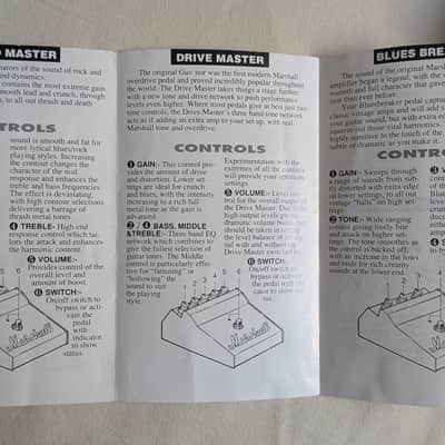 Marshall Drive Master années 90 image 2