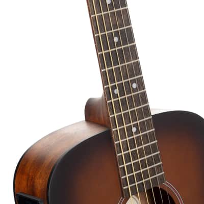 Cort Earth Series Go Hyvibe Acoustic Electric Guitar 2020's - Open Pore Brown Burst image 13