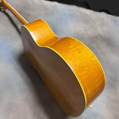 1975 Guild F50 Bld Blonde Jumbo Acoustic w/OHSC image 11