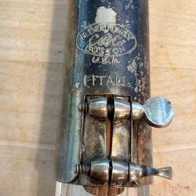 Bettoney Silva-Bet Orchestral pair Clarinets 1925 - Silver Plated image 14