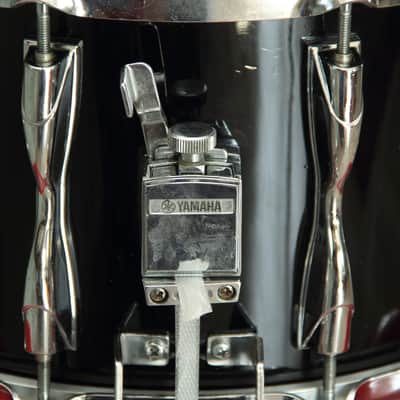 Yamaha SD098 - solid black Recording Custom 9000 snare drum 14"x8 image 7