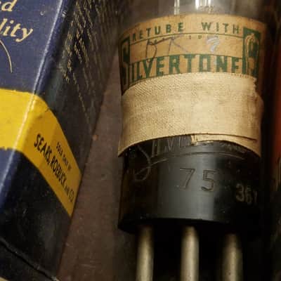 RCA etc. ONE (1) Type 75 Triode Diode Antique tNOS AT1000 TESTED Vacuum Tube Engraved Audio 1933-194 image 3
