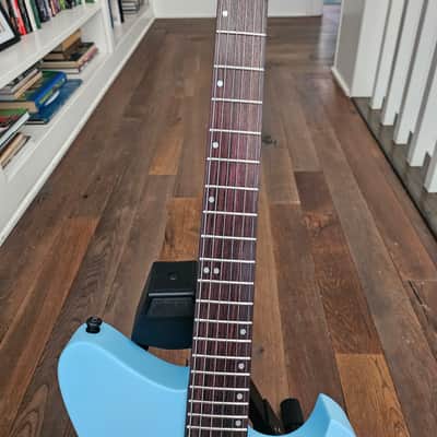 Eart Electric Guitars Headless GW2-TE 2024 - Sky Blue image 2