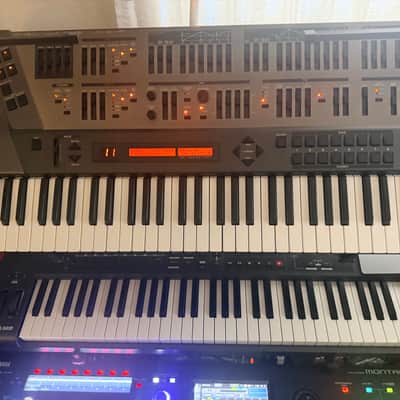 Yamaha Montage M6 + Roland JD-800 + Novation Impulse 61 Keyboard Rig with Stand (BUNDLE)