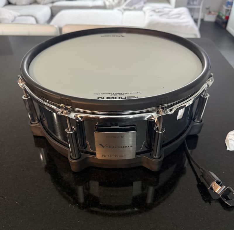 Roland PD-140DS V-Pad 14" Mesh Snare Drum Pad 2010s - Chrome/Black image 1