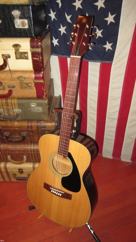 Yamaha FG-120F 00 Auditorium Sized Acoustic 1974 Natural | Reverb