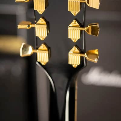 Gibson Custom Shop 1968 Les Paul Custom Reissue Electric Guitar - Ebony with Hardshell Case image 7