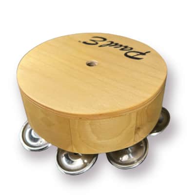 PaulE Drums 'The Art Of Percussion' Bon-E 'Poplar' Jingle Block with bag 2024 - Oil Rubbed image 4