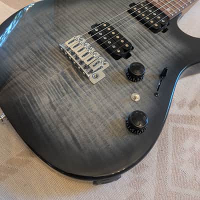 Ibanez AZ24S1F-TKS Standard 2025 - Present - Transparent Black Sunburst image 2