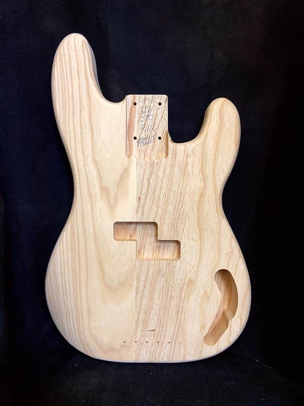 Guitar Mill P-Style Bass Body / Swamp Ash / Paint Grade (#GIN-4078) image 1