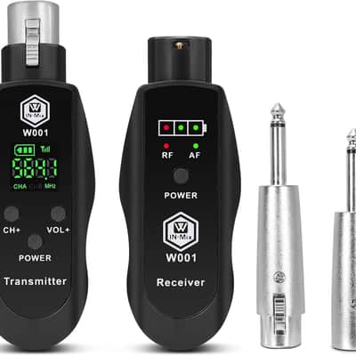 UHF Wireless XLR Transmitter and Receiver - Thumbnail 2