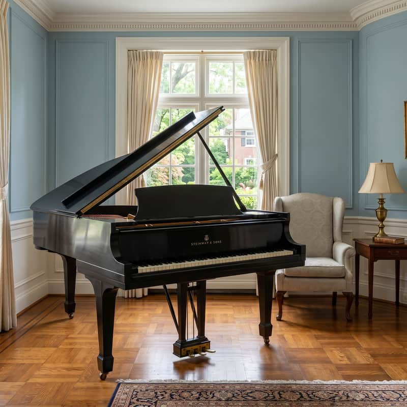 Steinway & Sons Model S Baby Grand Piano – Signed by Charles G. Steinway image 1