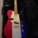 Fender Buck Owens Signature Telecaster 2024 - Present - Red, Silver, and Blue Sparkle