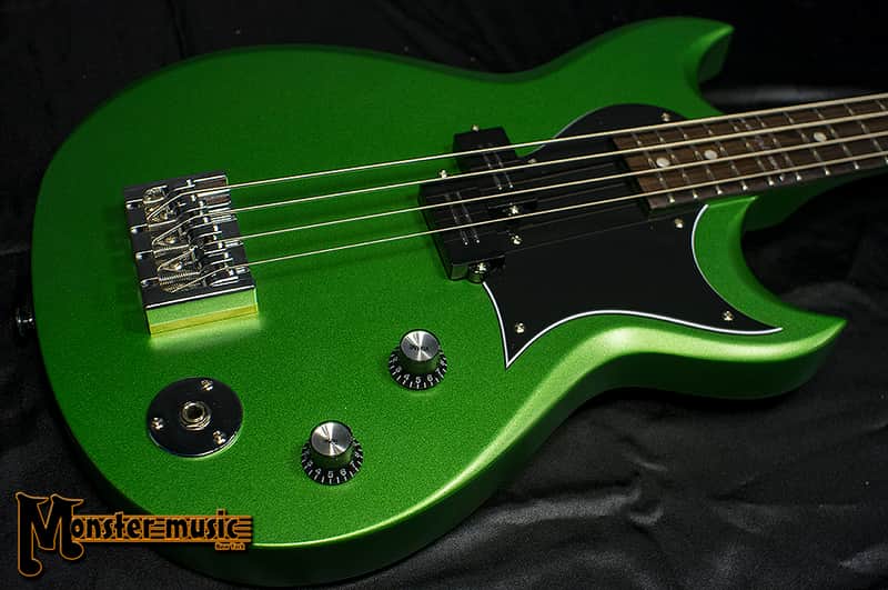Reverend Mike Watt "Wattplower" Signature Bass 2017 Metallic Matte Emerald Green image 1