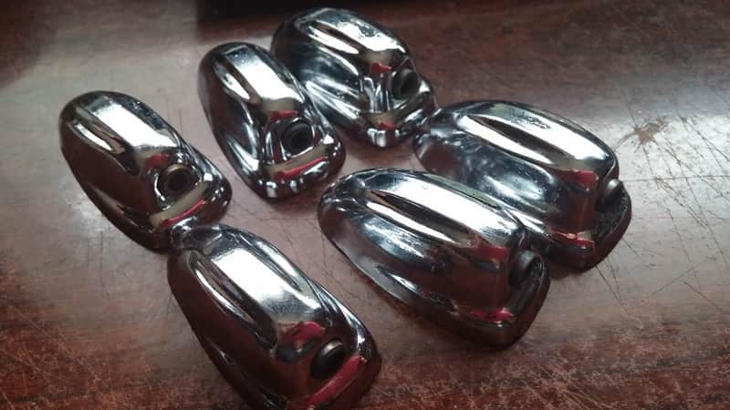 Pearl VINTAGE TOM  Drum Lugs Lug Casing HEAVY CAST MIJ PART Super Clean JAPAN 60s 70s image 1