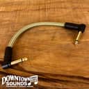 Fender Angle to Angle 6" Patch Cable - Braided Tweed