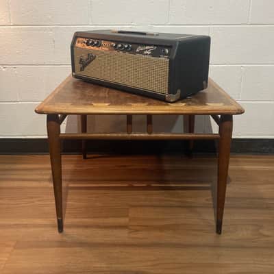 Fender Bassman 2-Channel 50-Watt Guitar Amp Head 1966 - Black Panel image 3