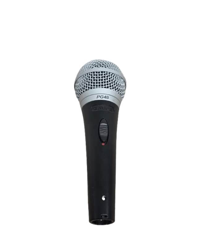 Shure PG-48 - Dynamic Microphone - Good w/ Original Box & Soft Case image 1