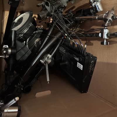 Roland TD-30KV V-Drum Kit with Mesh Pads 2010s - Black image 2