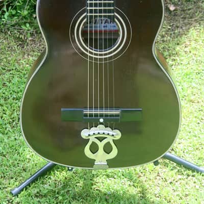 Yamaha Nippon Gakki Dynamic Guitar No.10B Red Label 1961 Maroon+Original Semi Hrad Case image 3