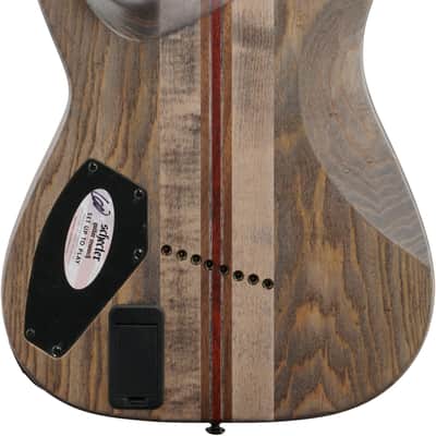 Schecter C-8 Multi-Scale SLS Elite Electric Guitar, Evil Twin image 7