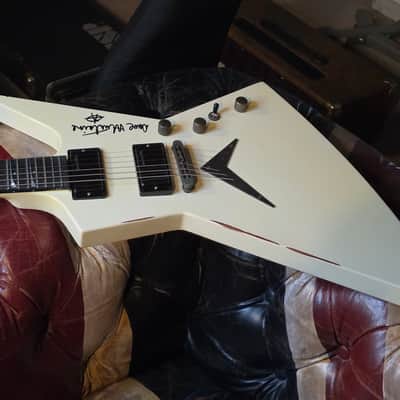 Dave Mustaine's Explorer MEGADETH Artist Owned Stage Played - Dean USA Custom Shop XO Heavy Relic Vintage Aged Signed Korina Neck Guitar image 23