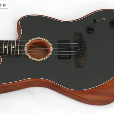 Fender American Acoustasonic Jazzmaster Tungsten image 5