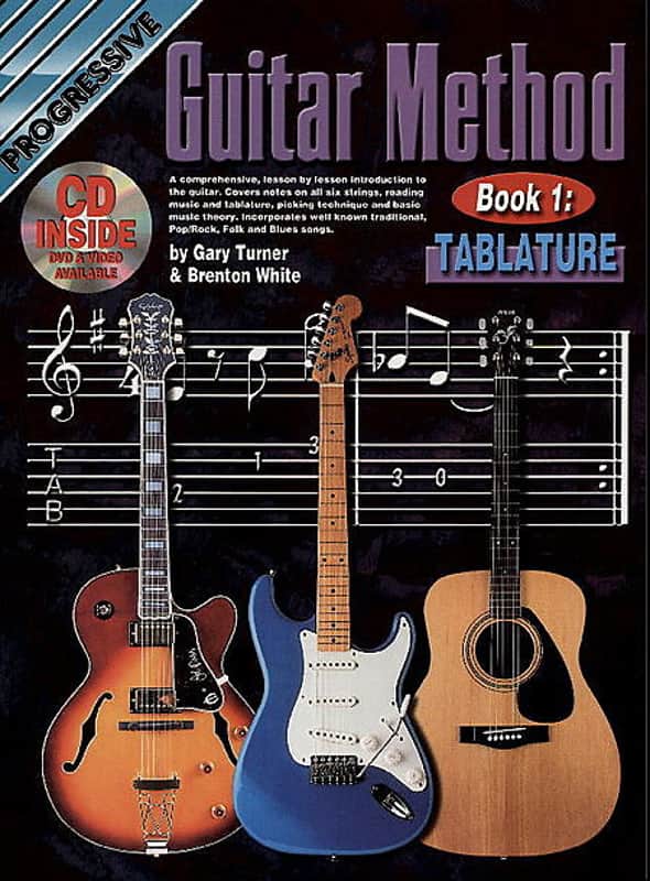 Progressive Guitar Method - Book 1 Tab Edition Gary Turner; Brenton White - Book/Dvd/Cd image 1