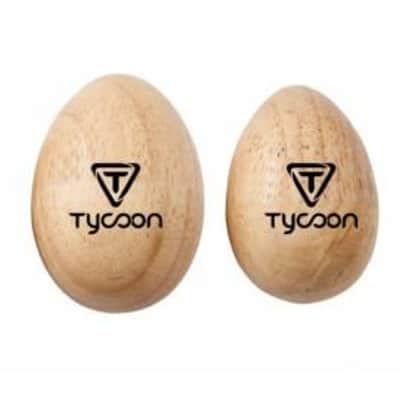 Tycoon #TE-WS Wooden Egg Shakers, Set of 2, Siam Oak image 2