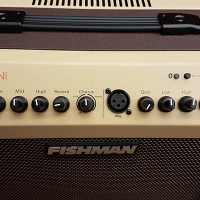 Fishman PRO-LBT-500 Loudbox Mini with Bluetooth 2-Channel 60-Watt 1x6.5" Acoustic Guitar Amp 2019 - Brown image 2