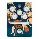Orange Kongpressor Analog Class A Compressor Pedal - Blue/Orange Graphic
