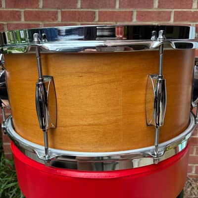 Gretsch Broadkaster 6.5x14 Snare - Satin Classic Maple image 4