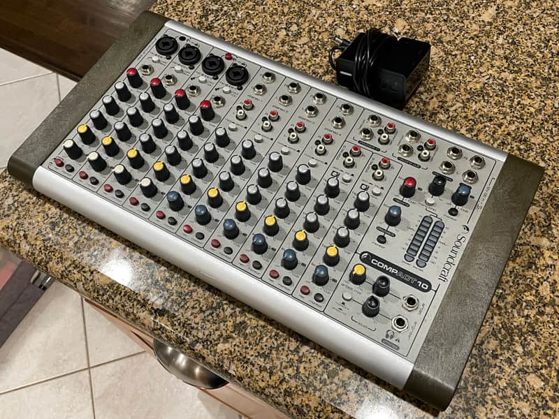 Soundcraft COMPACT 10 10-Channel Desktop Recording Analog Studio Mixer image 1