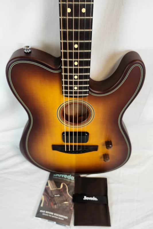 Fender Acoustasonic Standard Telecaster, Honey Burst image 1