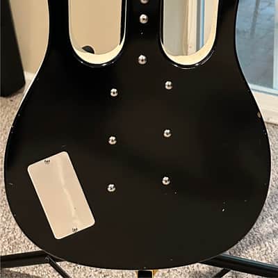 Jerry Jones Long Horn Bass VI 1990-1993 - Black image 2
