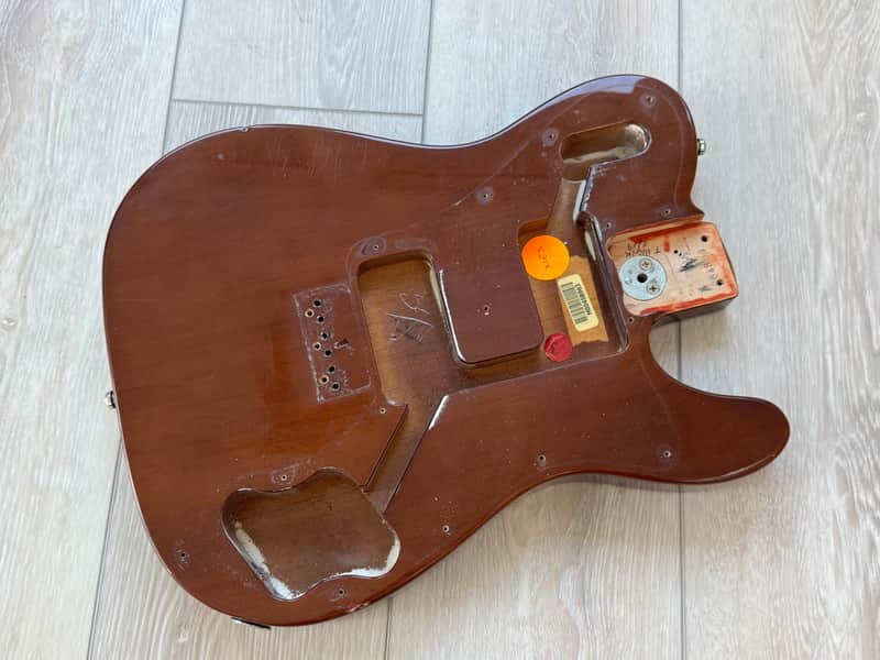 2003 Vintage Fender 1970 Telecaster Deluxe 72 73 75 Tele Mocha BODY image 1