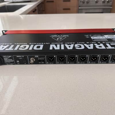 Behringer Ultragain Digital ADA8200 8-Channel Mic Preamp with AD/DA Converter 2013 - Present - Black / Red image 4
