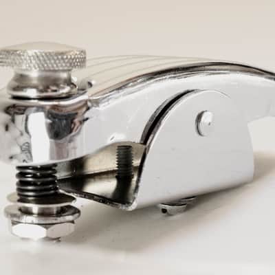 Slingerland Clam Shell Strainer/Butt End for Radio King Snare Drum, Chrome Plated - 1960s / INSPECTED & TESTED image 4