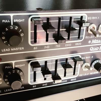 Mesa Boogie Quad Preamp with FU-2A Footswitch 1980s - Black image 3