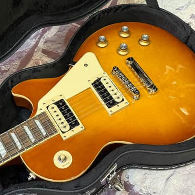Epiphone Les Paul Classic Honeyburst w/ Case New Unplayed 8lbs10oz #390 image 4